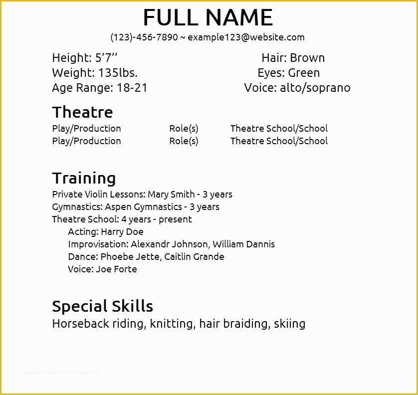 Skills Based Resume Template Free Of Skills Template for Resume Customer Service Supervisor