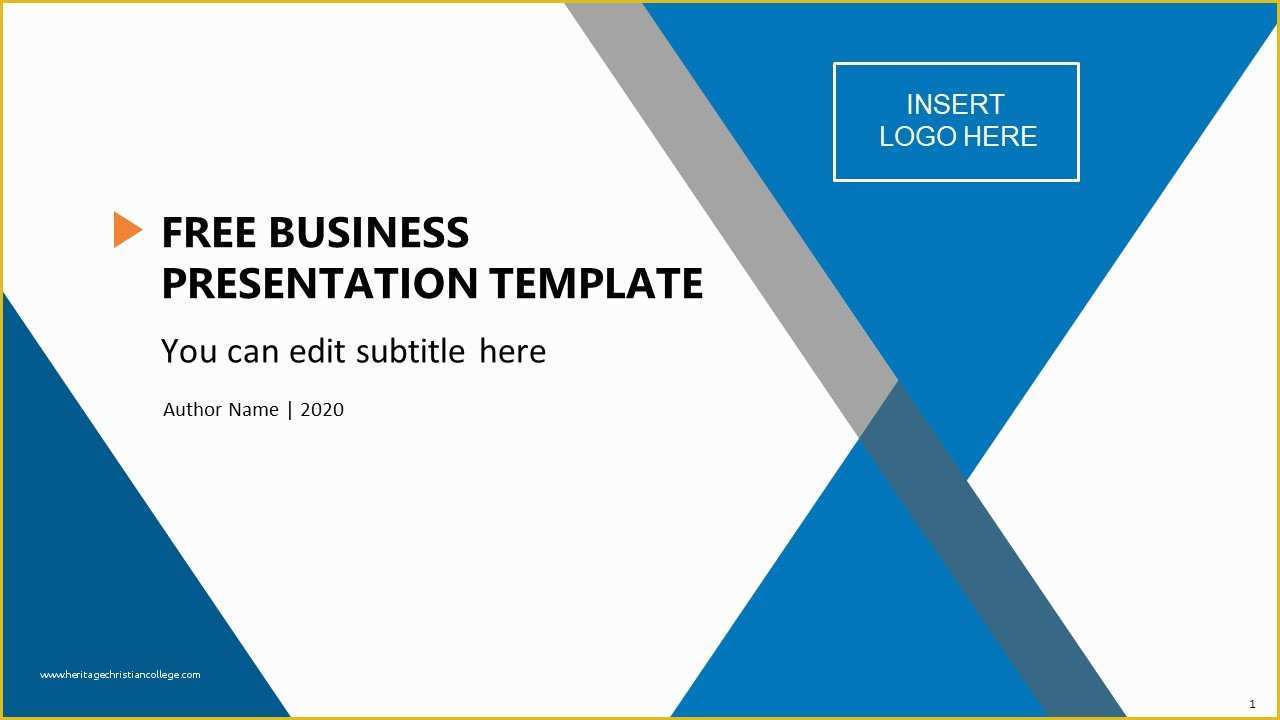 Slide Presentation Template Free Download Of Free Business Presentation Template Slidemodel