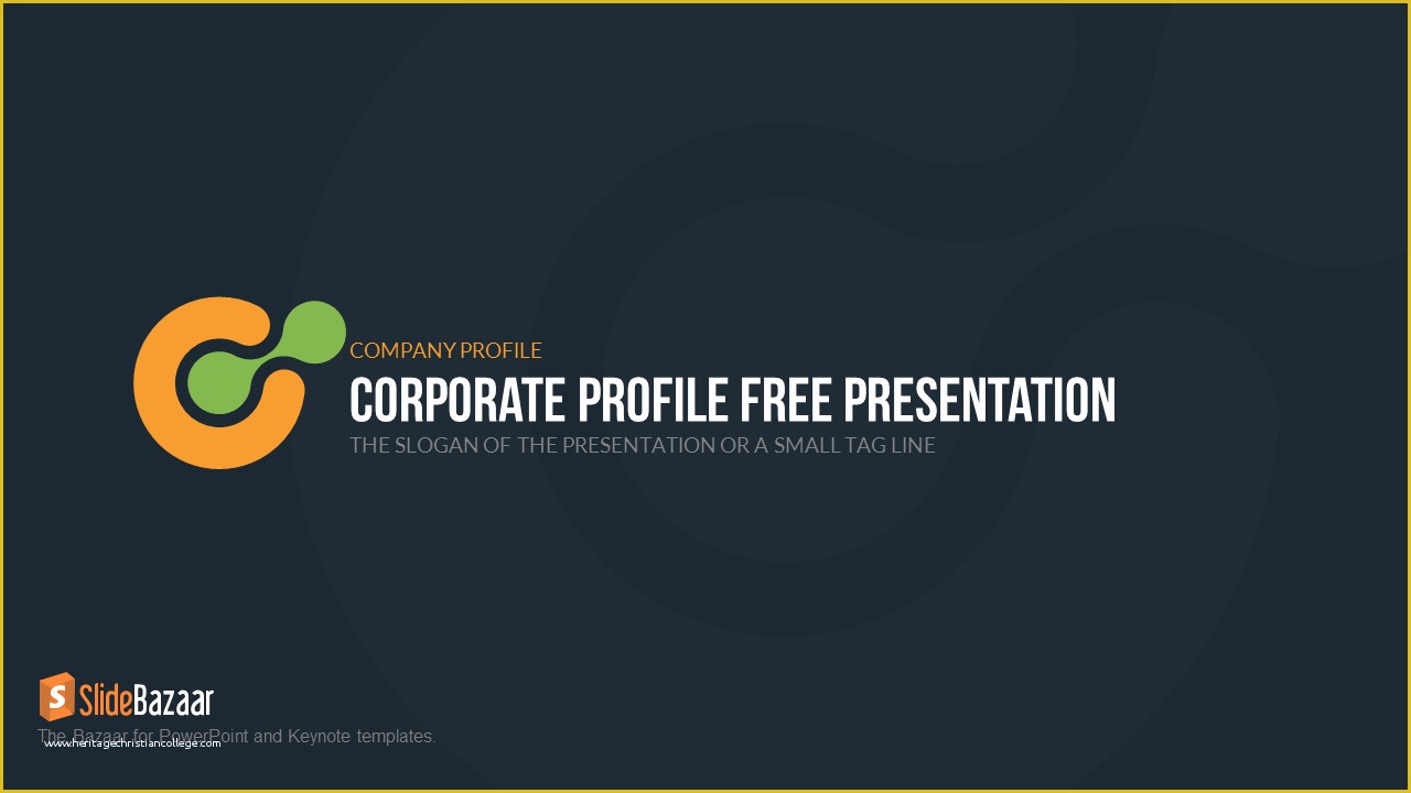 Slide Presentation Template Free Download Of Pany Profile Free Powerpoint Template
