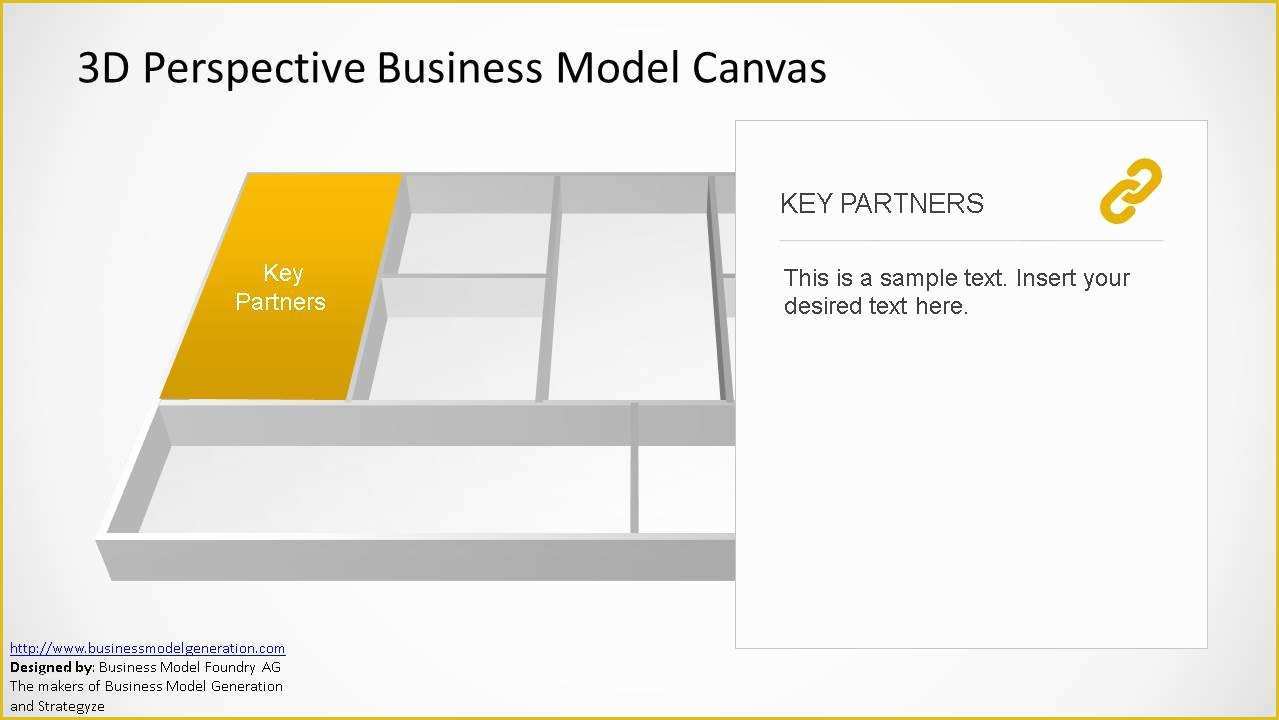 Slidemodel Free Templates Of 3d Perspective Business Model Canvas Powerpoint Template