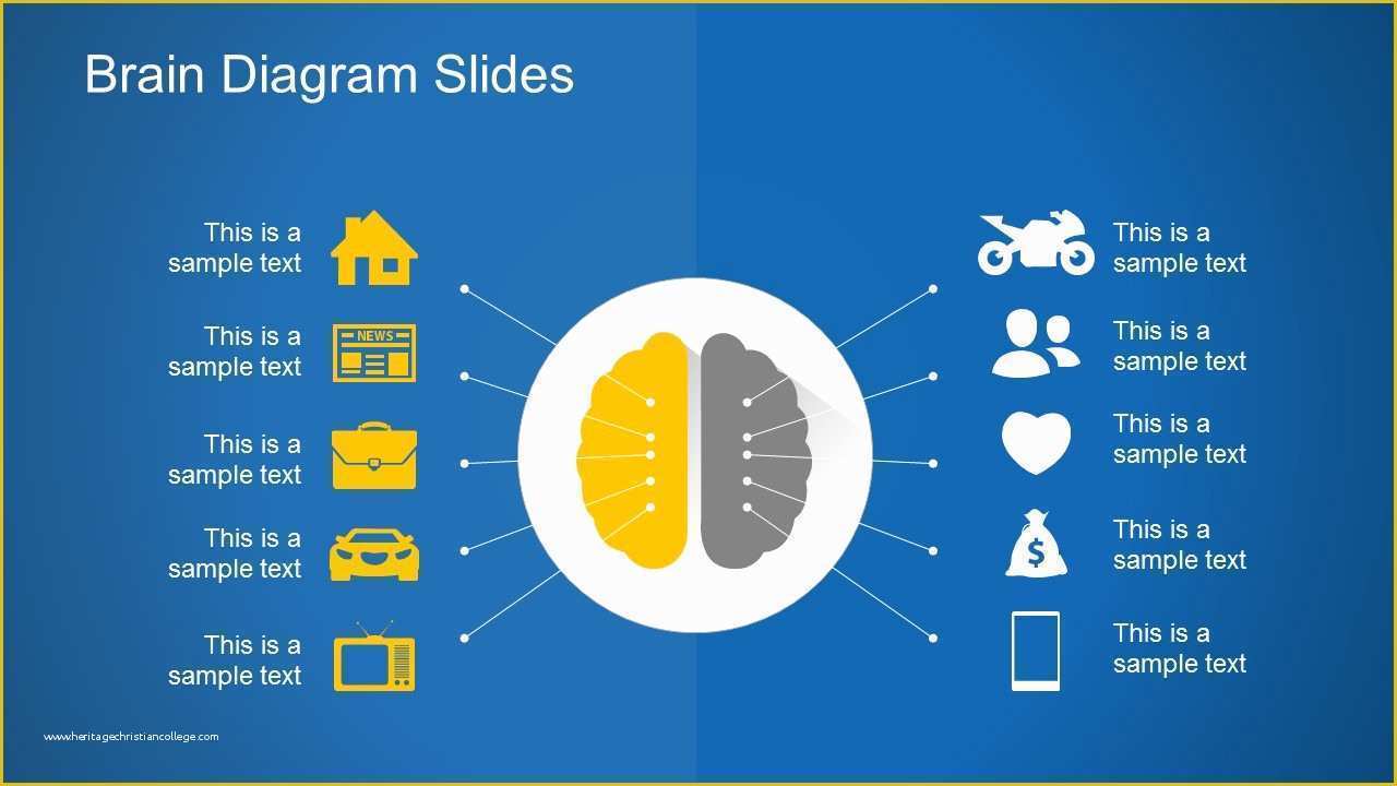 Slider Template Free Download Of Free Brain Diagram Slides