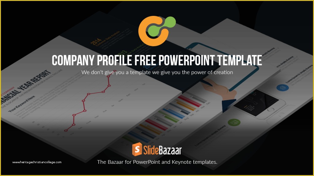 Slider Template Free Download Of Pany Profile Free Powerpoint Template
