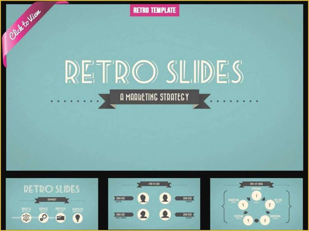 Slider Template Free Download Of Retro Presentation Template