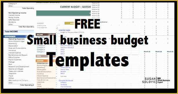 Small Business Budget Template Free Download Of Business Bud Template