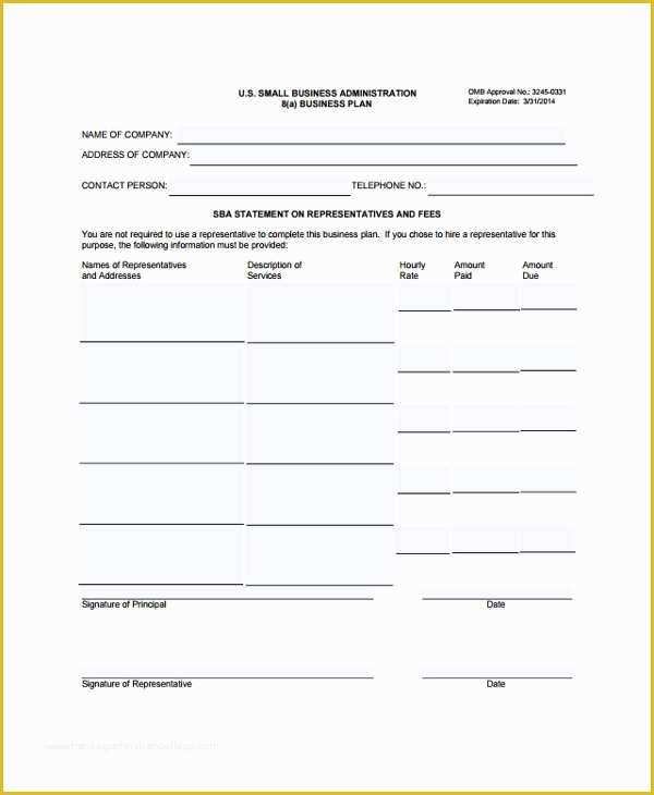 Small Business Plan Template Free Of 29 Sample Business Plan Templates