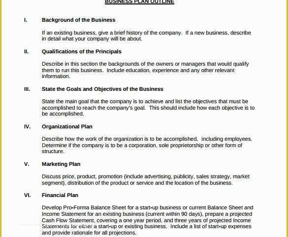 Small Business Plan Template Free Of Small Business Plan Template 9 Download Free Documents