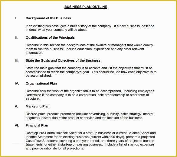 55 Small Business Plan Template Free
