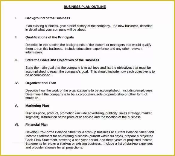 55 Small Business Plan Template Free