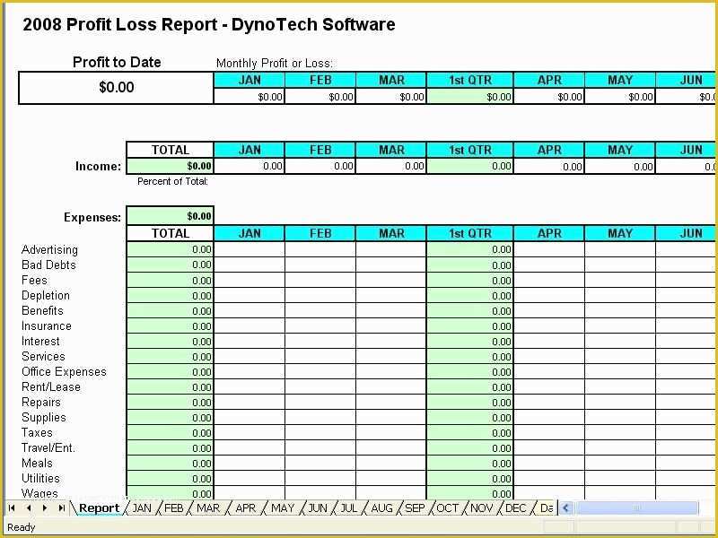 Small Business Profit and Loss Template Free Of Excel Profit and Loss Spreadsheet Template Building A