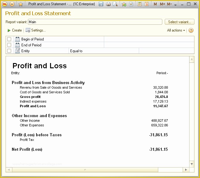 Small Business Profit and Loss Template Free Of Profit and Loss Statement Template for Small Business