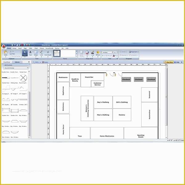 Smartdraw Templates Free Download Of 5 Free Floor Plan software Options for Businesses