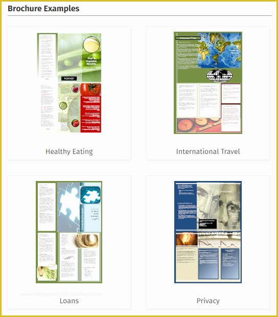 Smartdraw Templates Free Download Of Brochure Design software Line Brochure Designer & Download