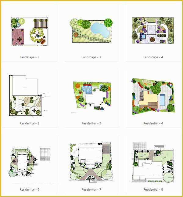 Smartdraw Templates Free Download Of Garden Design & Layout software Line Garden Designer