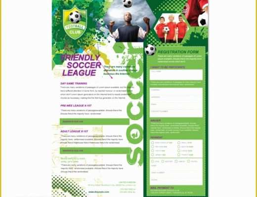 Soccer Flyer Template Free Of soccer Club Flyer Template Dlayouts Graphic Design Blog