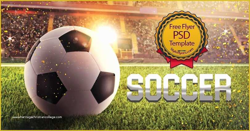 Soccer Flyer Template Free Of soccer Free Psd Flyer Template Free Download