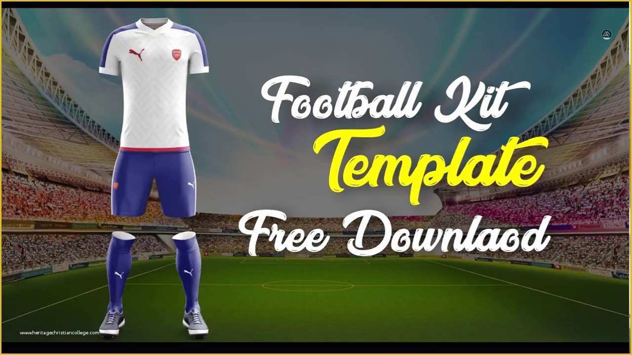 Soccer Jersey Template Psd Free Of Football soccer Kit Design Tutorial Football Shirt