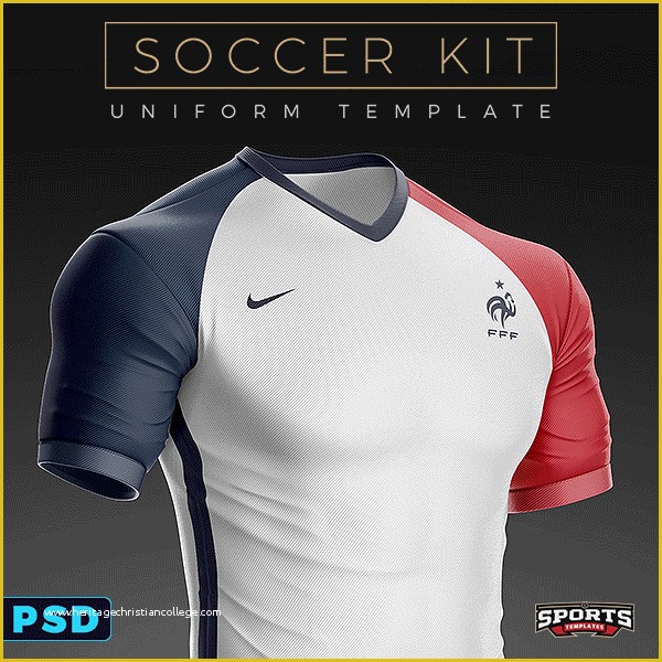 Soccer Jersey Template Psd Free Of Goal soccer Kit Uniform Template On Behance