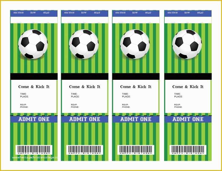 Soccer Ticket Invitation Template Free Of 17 Best Ideas About soccer Tickets On Pinterest