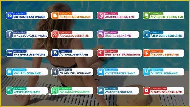 Social Media after Effects Template Free Of 20 Modern social Media Lower Thirds after Effects