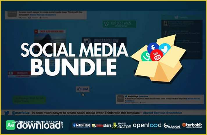 Social Media after Effects Template Free Of social Media Bundle Videohive Project Free Download
