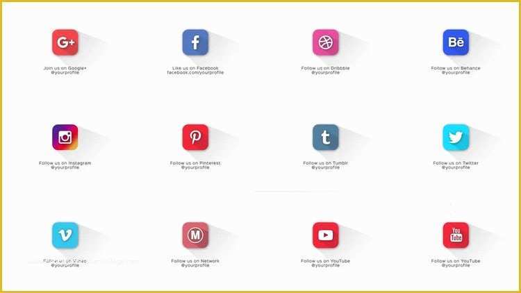 Social Media after Effects Template Free Of social Media Pack after Effects Templates