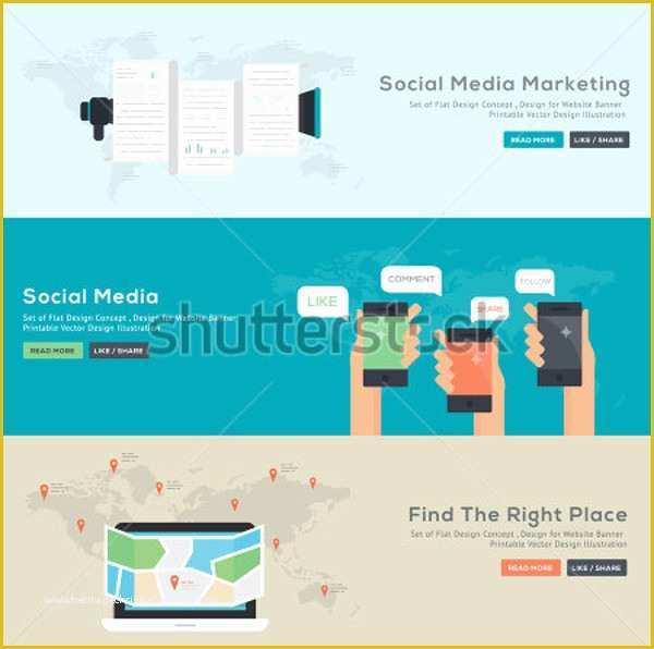 Social Media Banner Templates Free Of 43 Printable Banner Templates