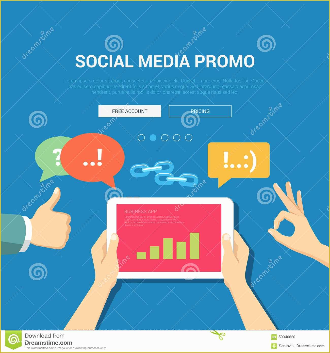 Social Media Banner Templates Free Of social Media Promo Banner Template Stock Vector Image