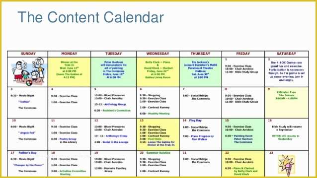 Social Media Calendar Template 2018 Free Of social Media Content Calendar Template