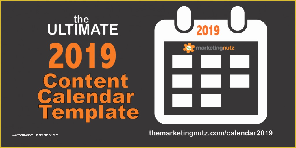 Social Media Calendar Template 2018 Free Of the Ultimate 2019 Content Calendar Template to Get A Grip
