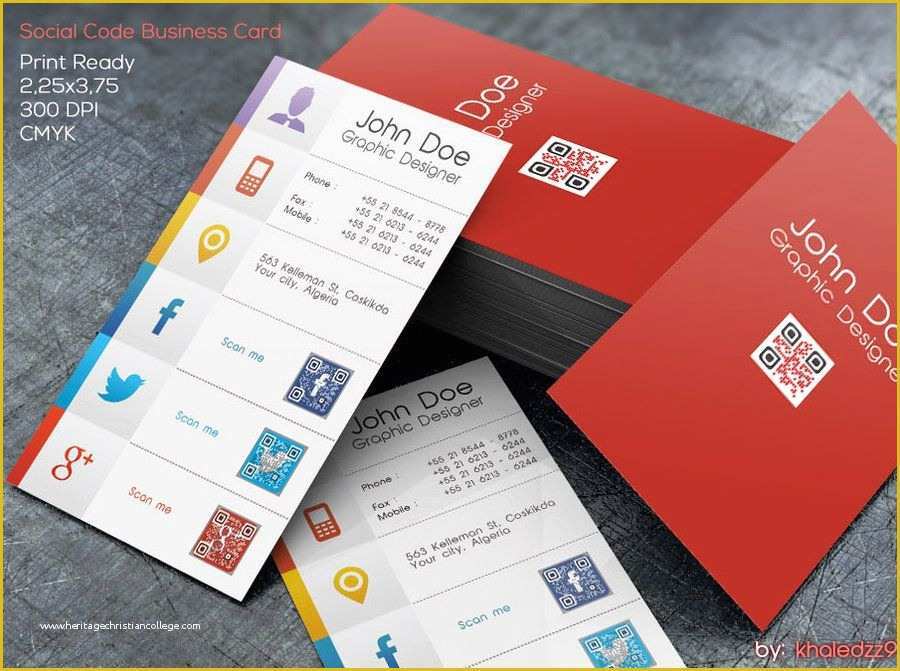 Social Media Card Template Free Of social Code Business Card by Khaledzz9viantart On