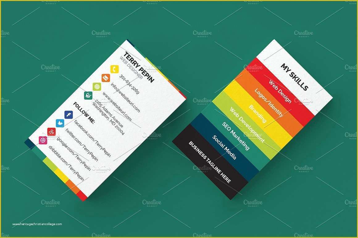 Social Media Card Template Free Of social Media Business Card 61 Business Card Templates