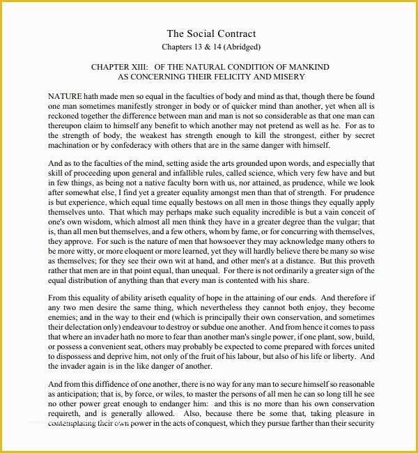 Social Media Contract Template Free Of 7 social Contract Templates
