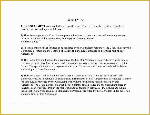 Social Media Contract Template Free Of social Media Contract Template Management Agreement Sample