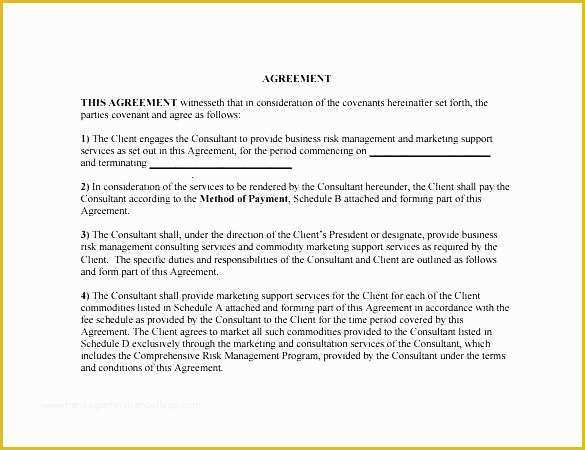 Social Media Contract Template Free Of social Media Contract Template Management Agreement Sample