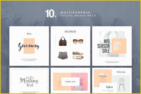 Social Media Design Templates Free Of Instagram Layouts Beautiful Templates to Design Your Own