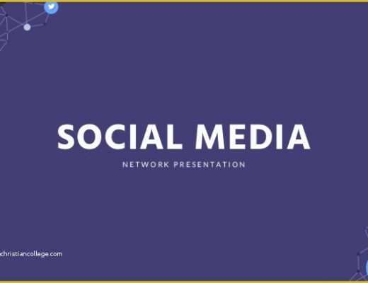 Social Media Design Templates Free Of social Media Powerpoint Template Free Powerpoint