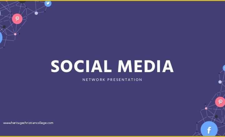 Social Media Design Templates Free Of social Media Powerpoint Template Free Powerpoint