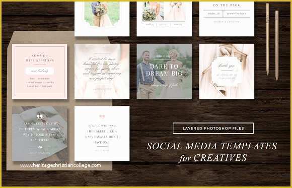 Social Media Design Templates Free Of social Media Templates Instagram Web Elements On