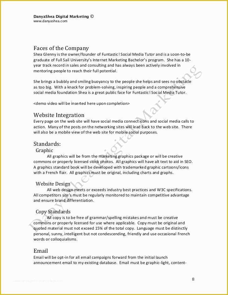 Social Media Marketing Proposal Template Free Of social Media Marketing Plan Sample