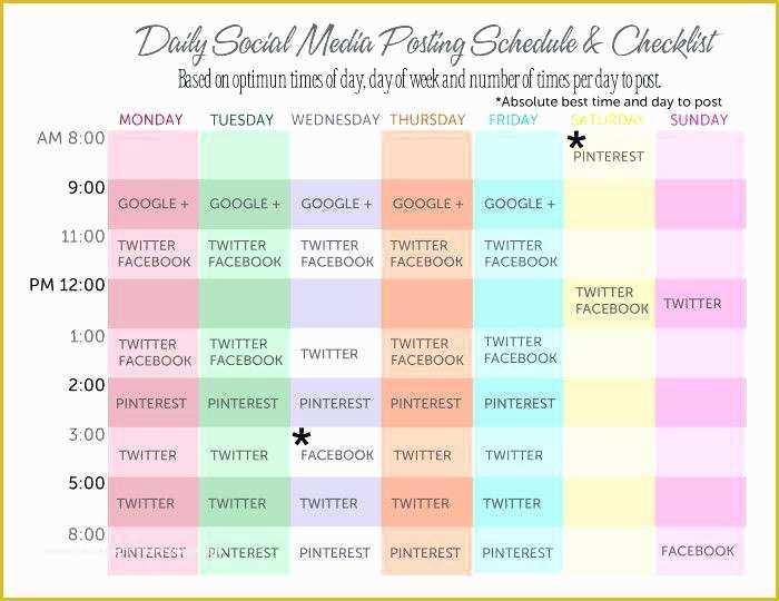 Social Media Plan Template Free Of Free social Media Marketing Calendar Template Plan