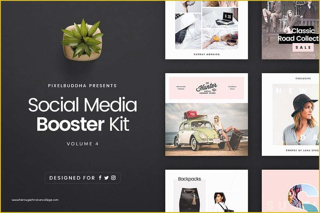 Social Media Post Template Free Of 20 Best Cover & Post Mockups