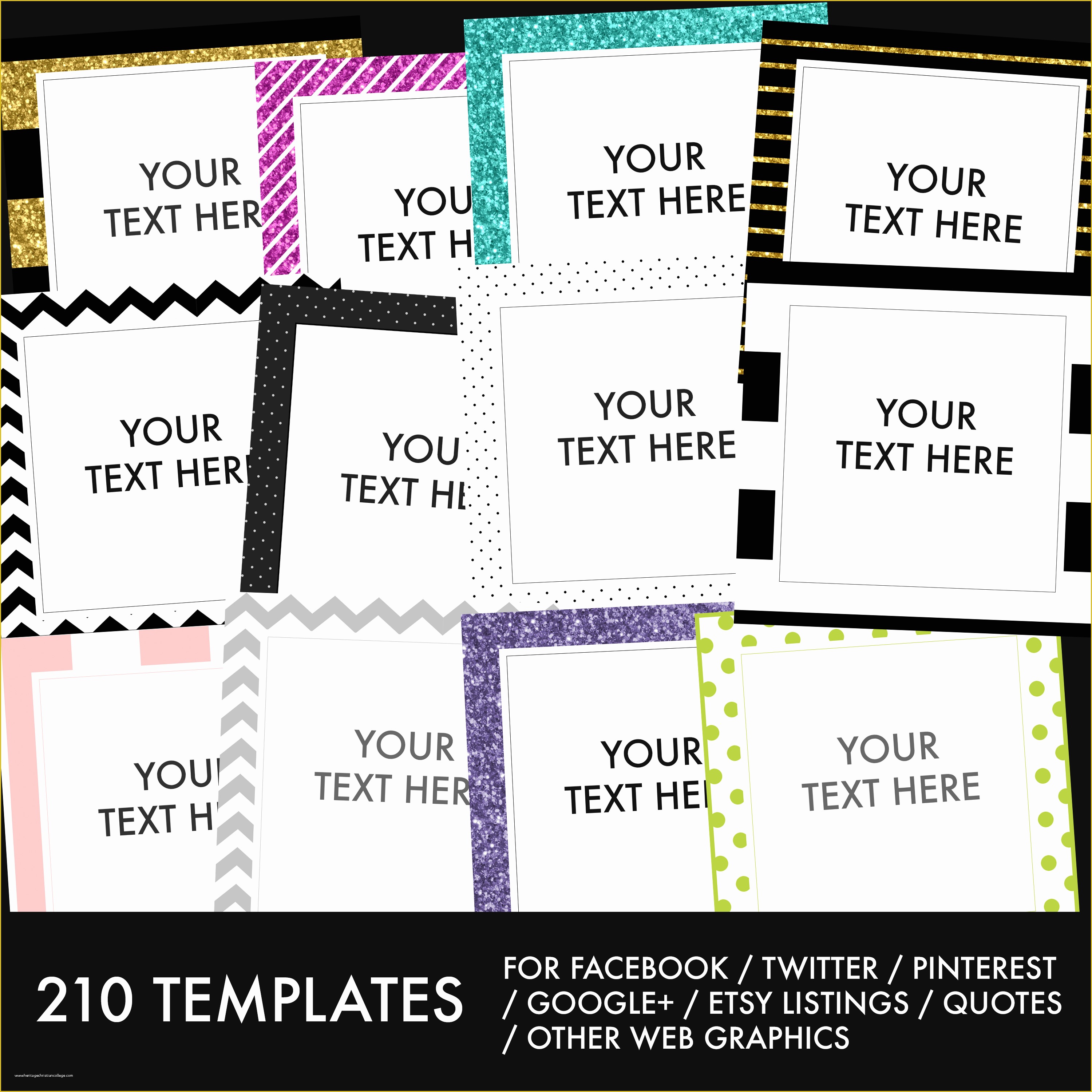 Social Media Post Template Free Of 210 Image Templates You Can Use for Your Blog social