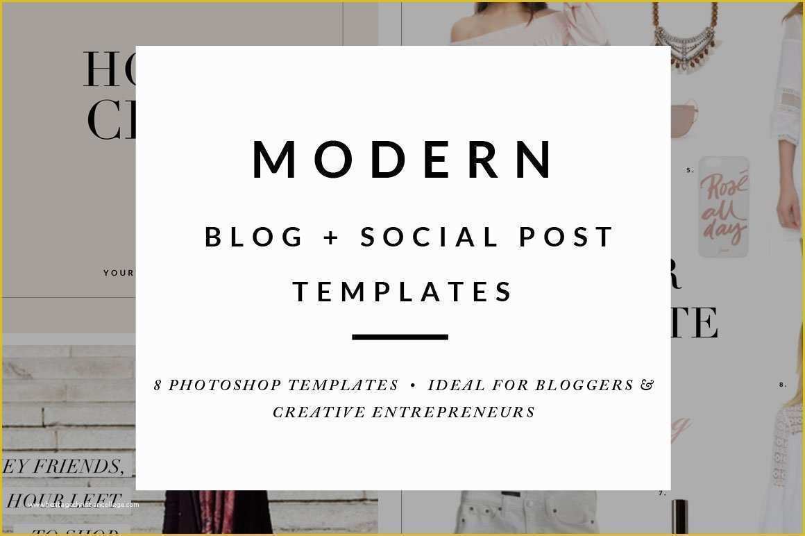 Social Media Post Template Free Of Blog Post social Media Templates Web Elements