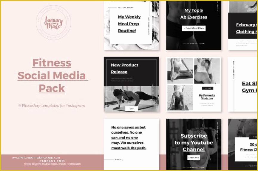 Social Media Post Template Free Of How to Make Templates for Instagram Posts 3 Ways