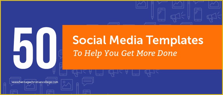 Social Media Templates Free Of 50 Free social Media Marketing Templates to Get More Done