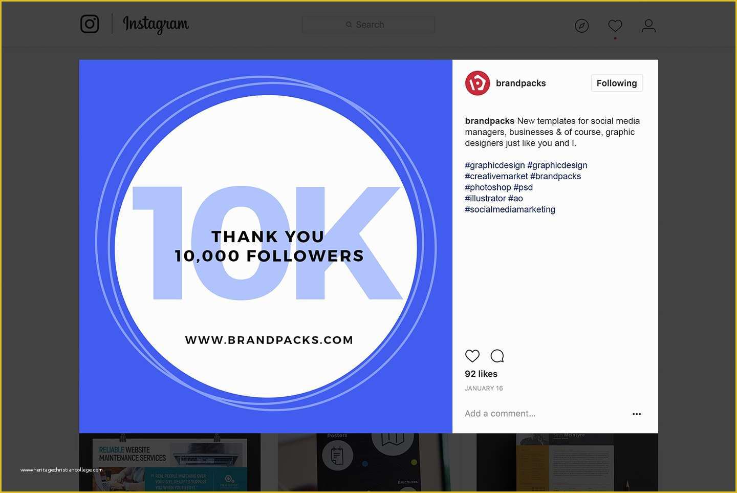 Social Media Templates Free Of Free &quot;thank You&quot; Templates for social Media Psd Ai