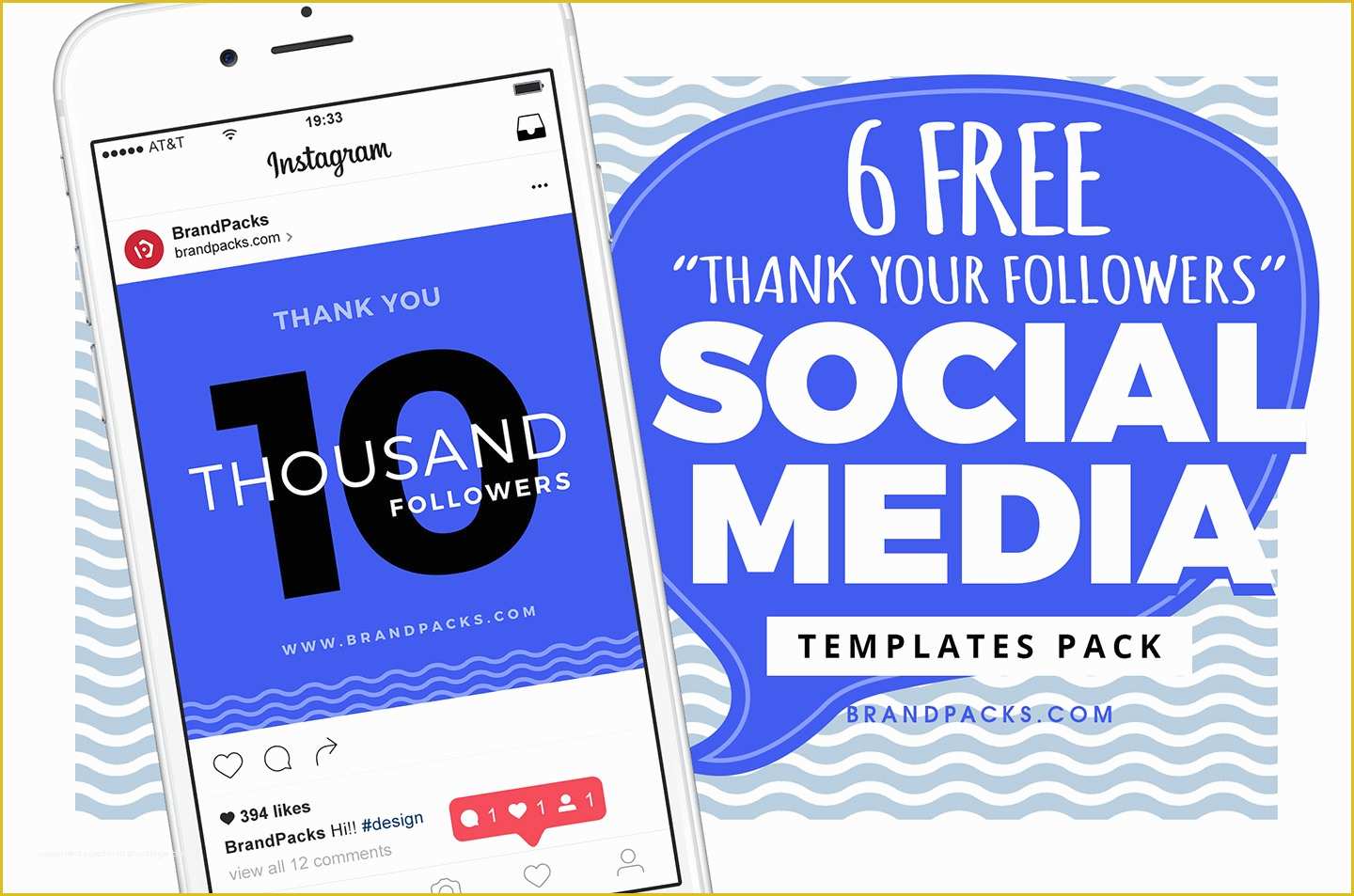 Social Media Templates Free Of Free &quot;thank You&quot; Templates for social Media Psd Ai