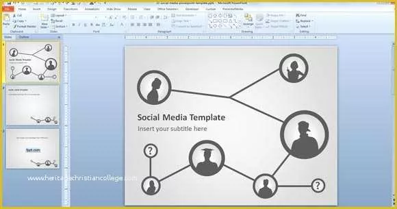 Social Media Templates Free Of Free social Media Template for Powerpoint Presentations