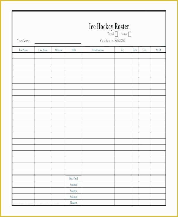 Softball Profile Template Free Of softball Lineup Card Template Blank Baseball Depth Chart