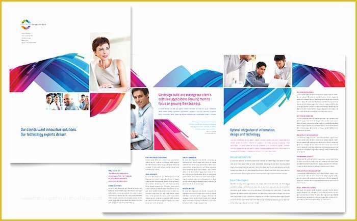 Software Company Brochure Templates Free Download Of It Pany Brochure Templates Free software